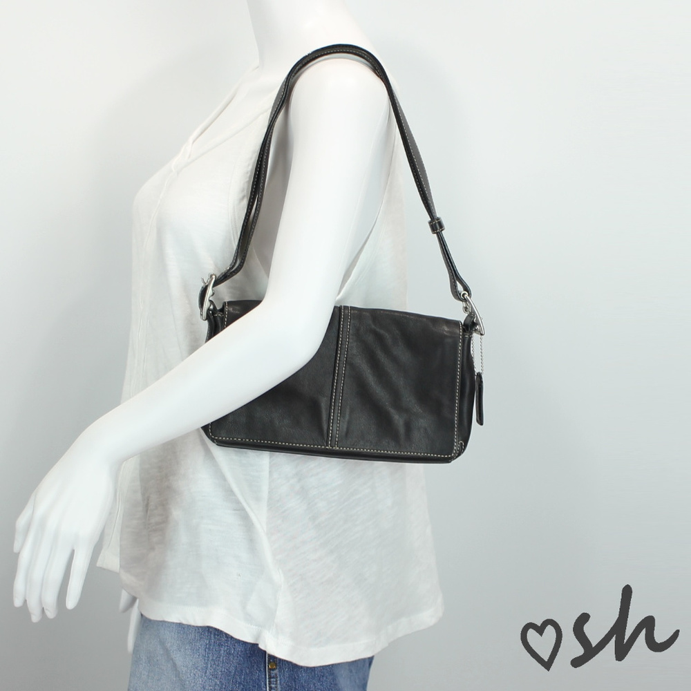 Coach Demi Flap Legacy Convertible Shouler Bag